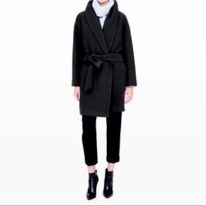 Club Monaco Riley Belted Coat. Black. Size XS. Like new.